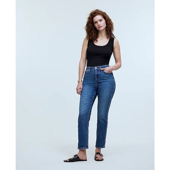 Madewell Stovepipe high waist 28 sustainable normcore jeans - Picture 1 of 5